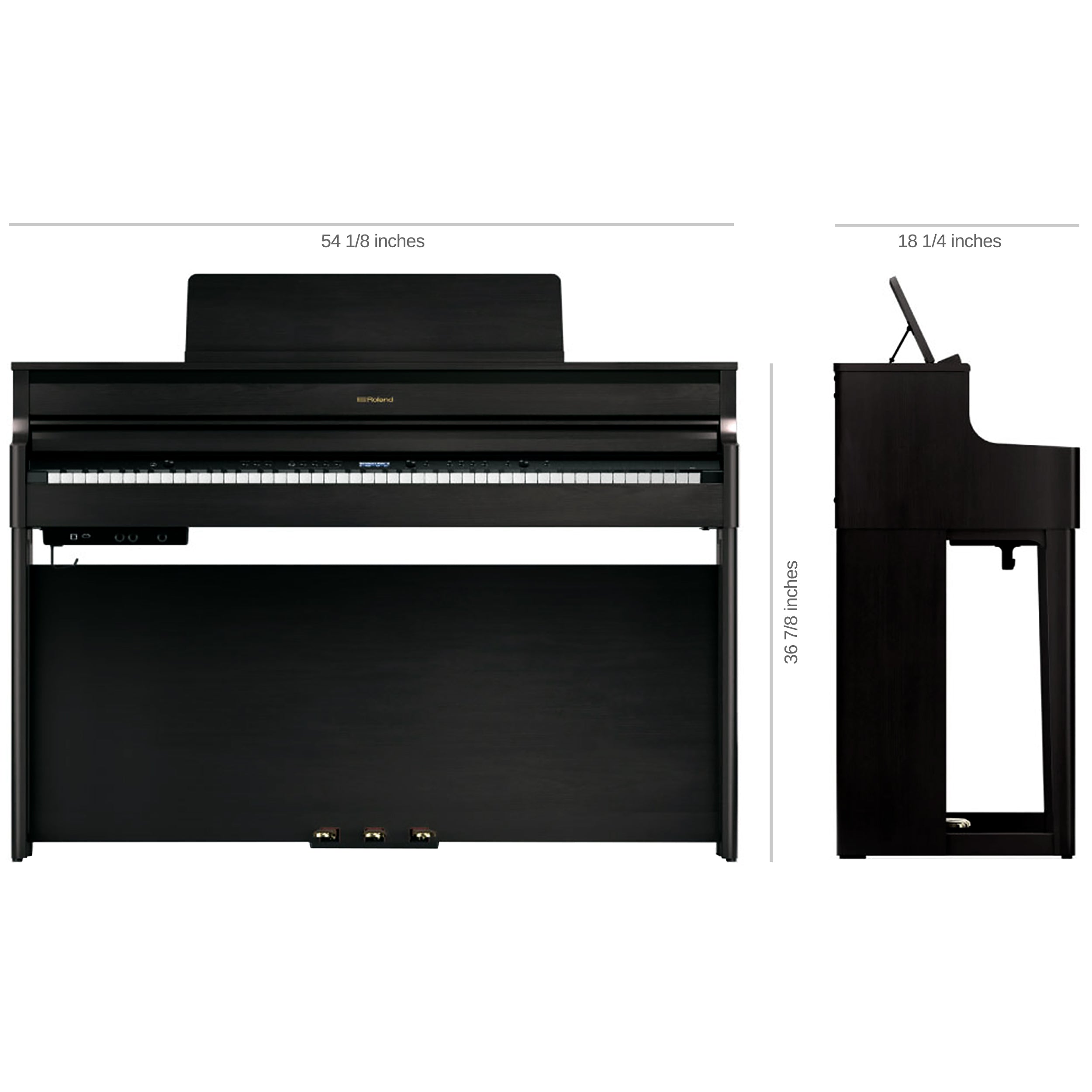 Roland HP704 Digital Piano - Dark Rosewood – Kraft Music