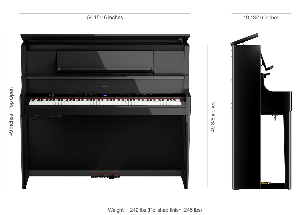 LX-9 dimensions and weight