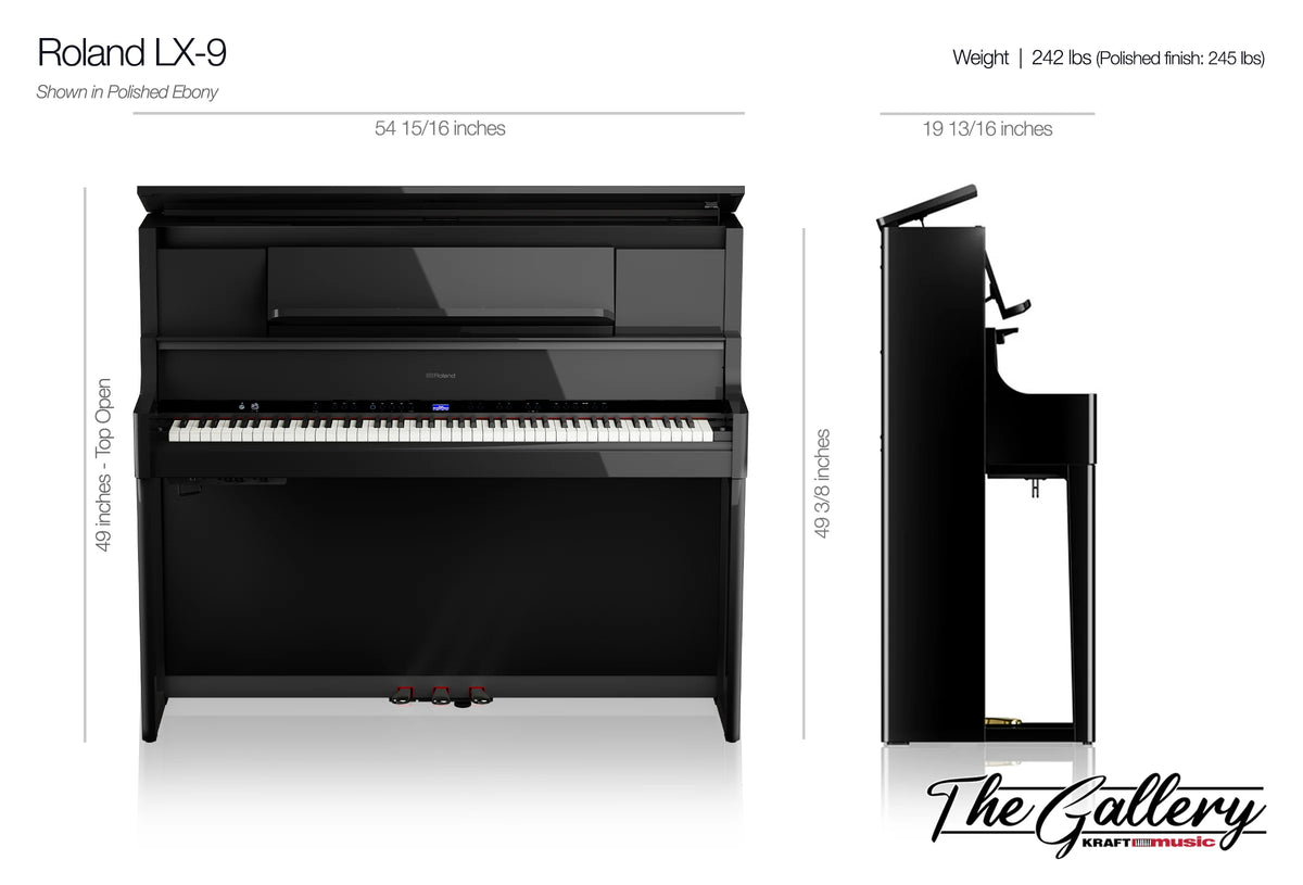 LX-9 dimensions and weight