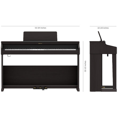 Roland RP701 Digital Piano - Dementions
