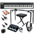 Collage image of the Roland A-88MKII MIDI Keyboard Controller STUDIO RIG