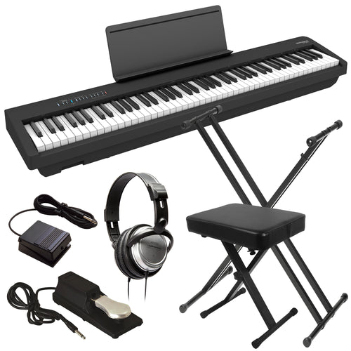 Roland FP-30X Digital Piano - Black KEY ESSENTIALS BUNDLE