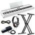 Roland FP-60X Digital Piano - White KEY ESSENTIALS BUNDLE