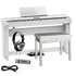 Roland FP-90X Digital Piano - White COMPLETE HOME BUNDLE