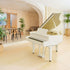 Roland GP-9M Digital Grand Piano with Moving Keys - Polished White