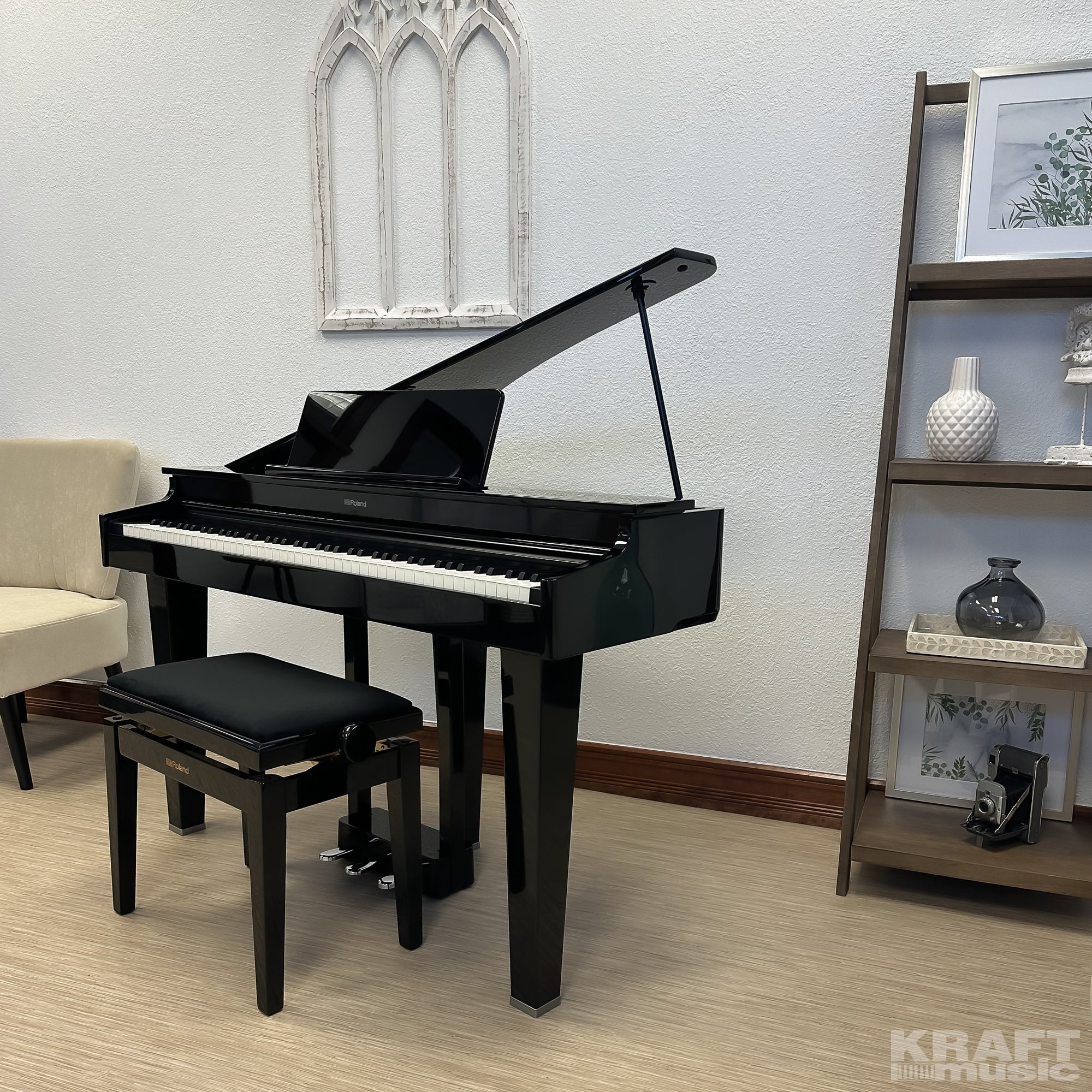 Roland GP-3 Digital Grand Piano - Polished Ebony – Kraft Music