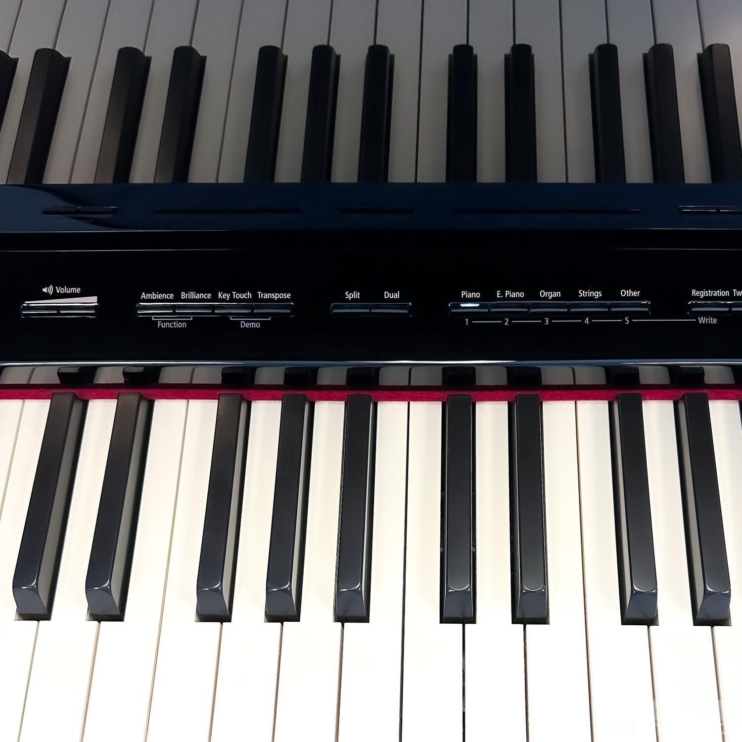 Roland GP609 Digital Grand Piano - Polished Ebony - Controls view 2