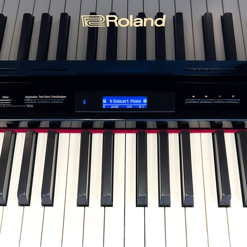 Roland GP609 Digital Grand Piano - Polished Ebony - Controls view 3