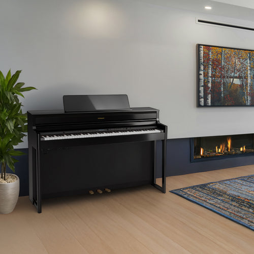 Roland HP704 Digital Piano - Polished Ebony