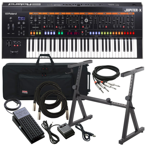 Roland Jupiter-X 61-Key Synthesizer STAGE RIG