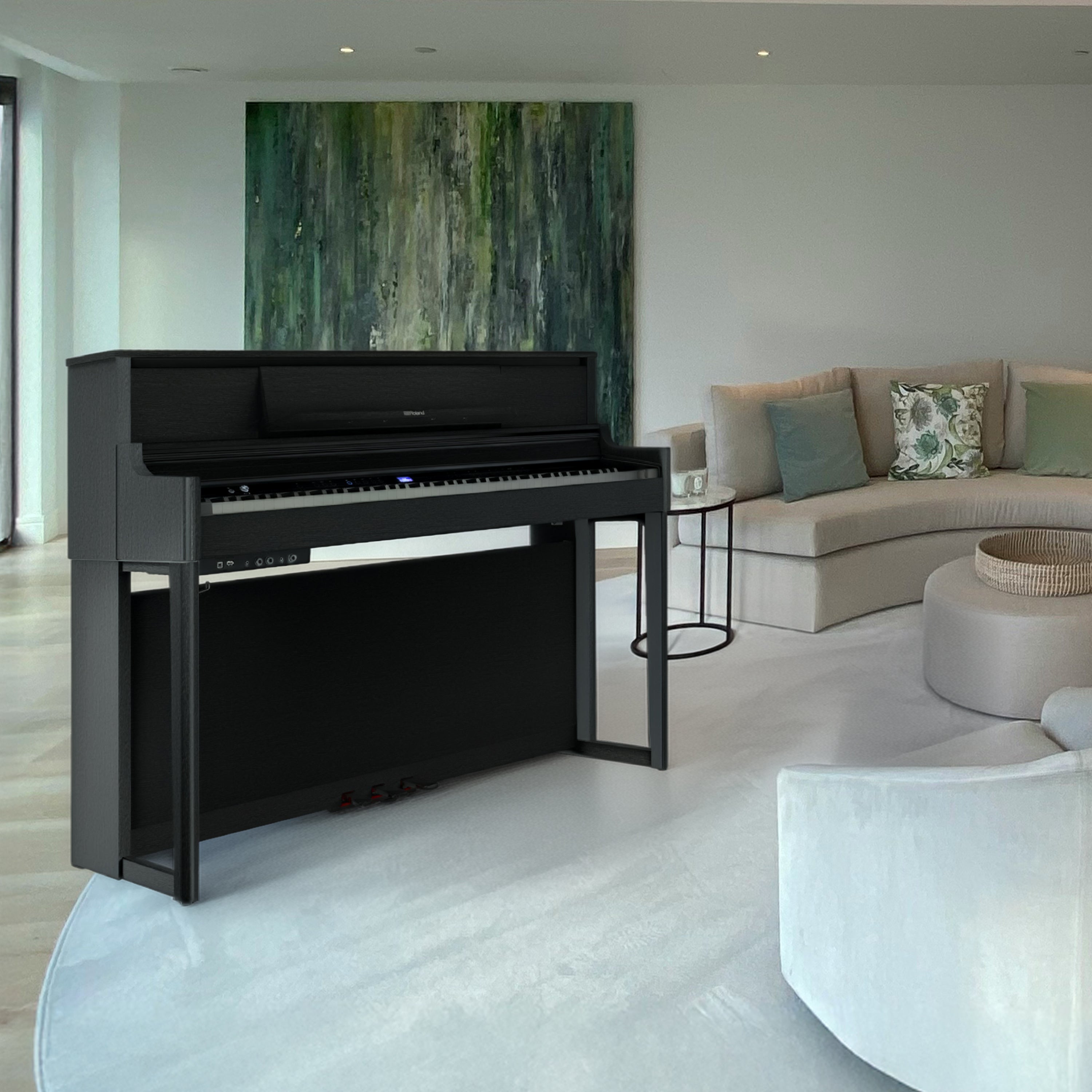 Roland LX-5 Digital Piano with Bench - Charcoal Black