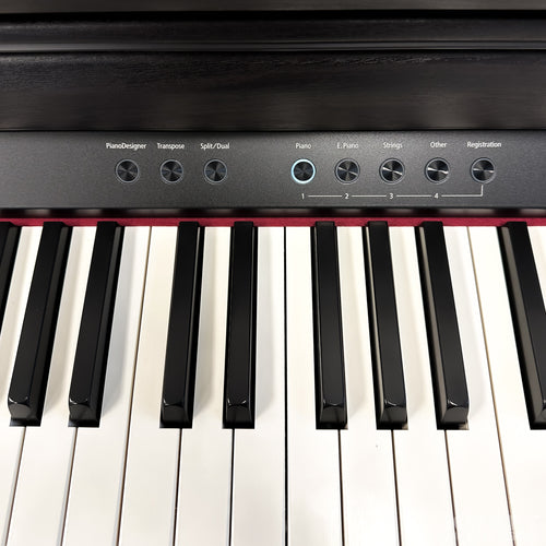 Roland LX705 Digital Piano - Dark Rosewood - controls 1