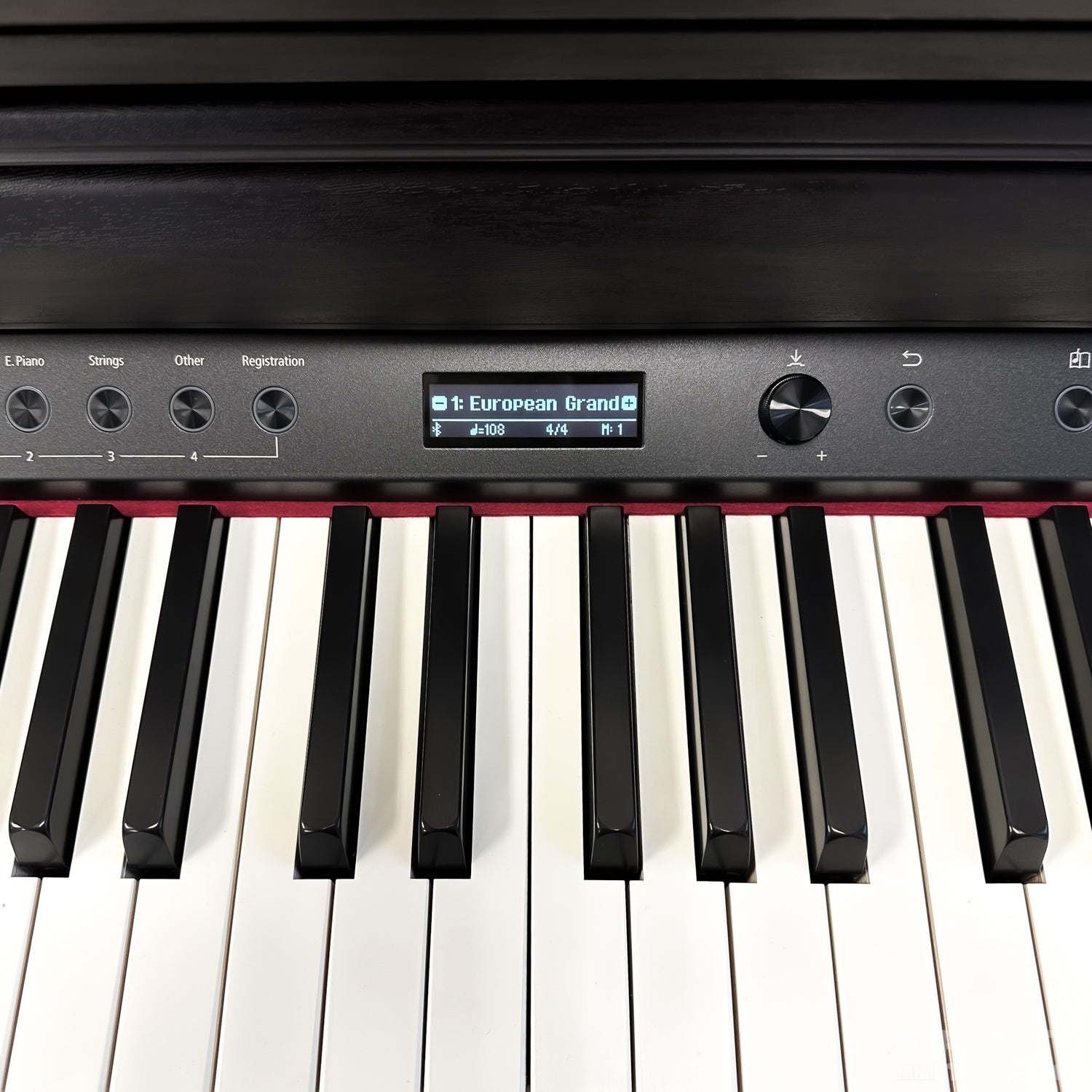 Roland LX705 Digital Piano - Dark Rosewood - controls 2