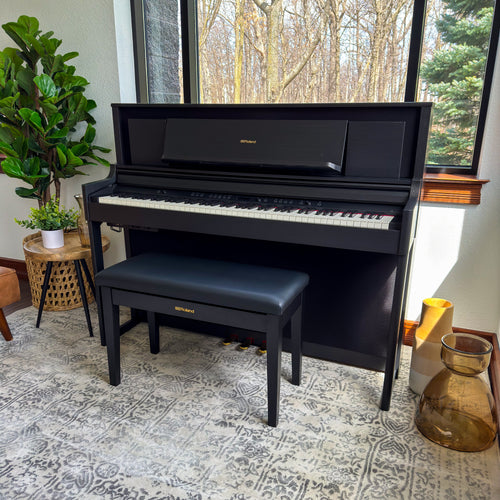 Roland LX706 Digital Piano - Charcoal Black - View 5
