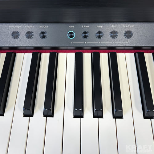 Roland LX706 Digital Piano - Charcoal Black - controls 1