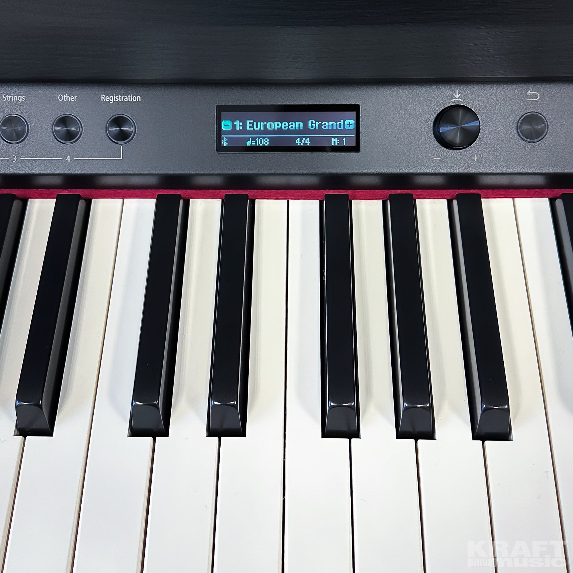 Roland LX706 Digital Piano - Charcoal Black - controls 2