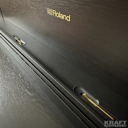Roland LX706 Digital Piano - Charcoal Black - music score braces down