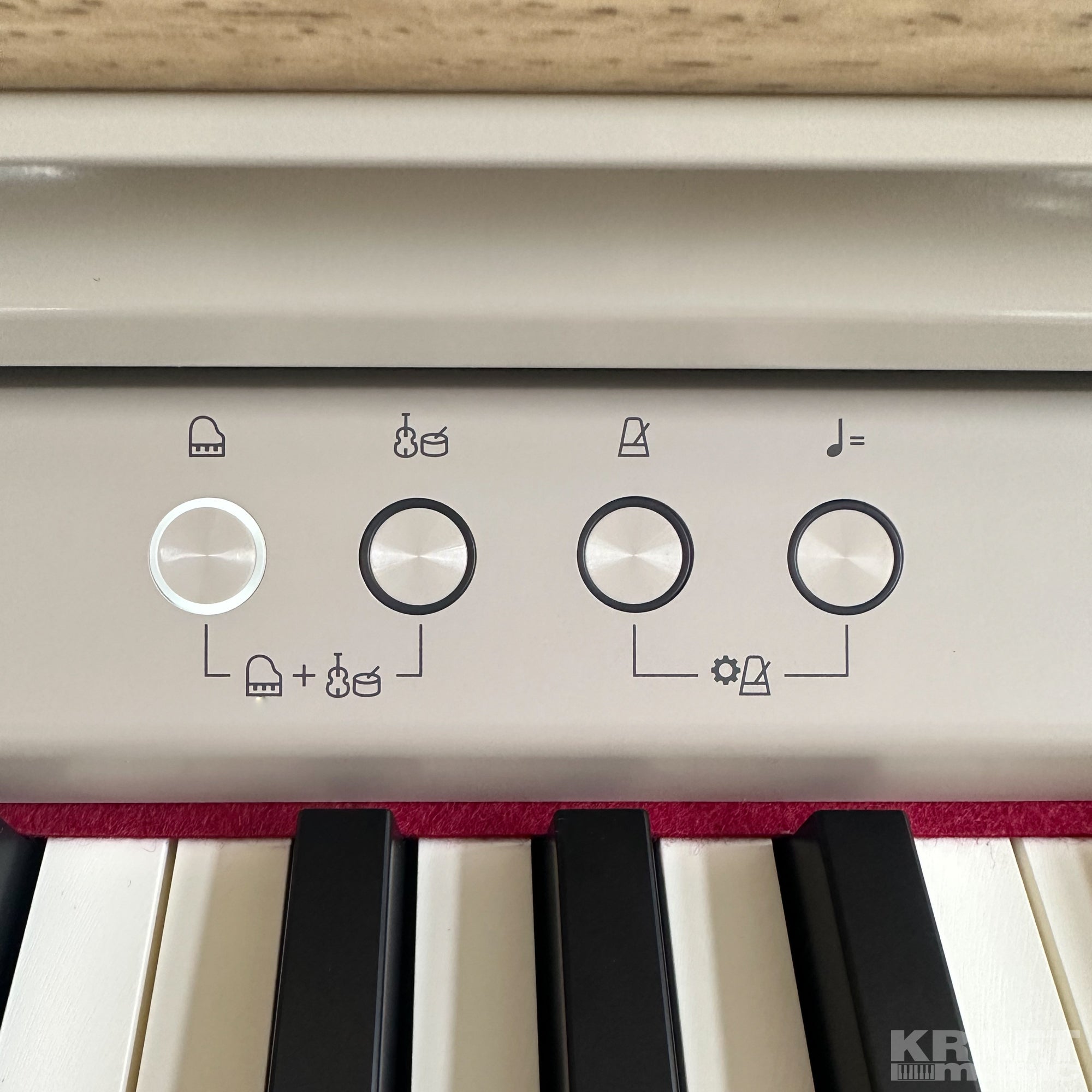 Roland RP701 Digital Piano - Light Oak - controls 2