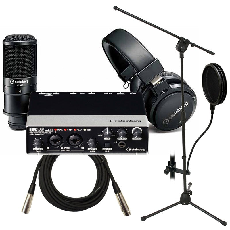 Steinberg UR22 MKII Recording Pack BONUS PAK