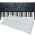 Collage showing components in Oberheim TEO-5 Compact 5-Voice Polyphonic Synthesizer DECKSAVER KIT