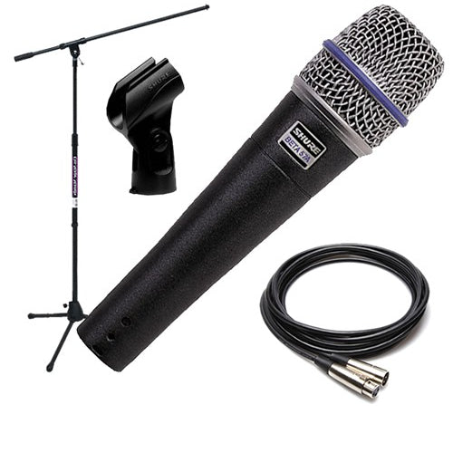 shure beta 57a dynamic instrument microphone performer pak