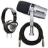 Shure MV7 Podcast Microphone - Silver BONUS PAK