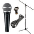 Shure PGA48 Cardioid Dynamic Vocal Microphone with XLR Cable PERFORMER PAK
