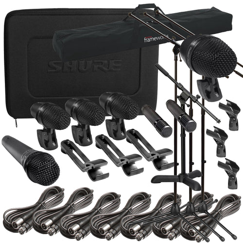 Shure PGADRUMKIT7 Drum Microphone Kit STUDIO PAK
