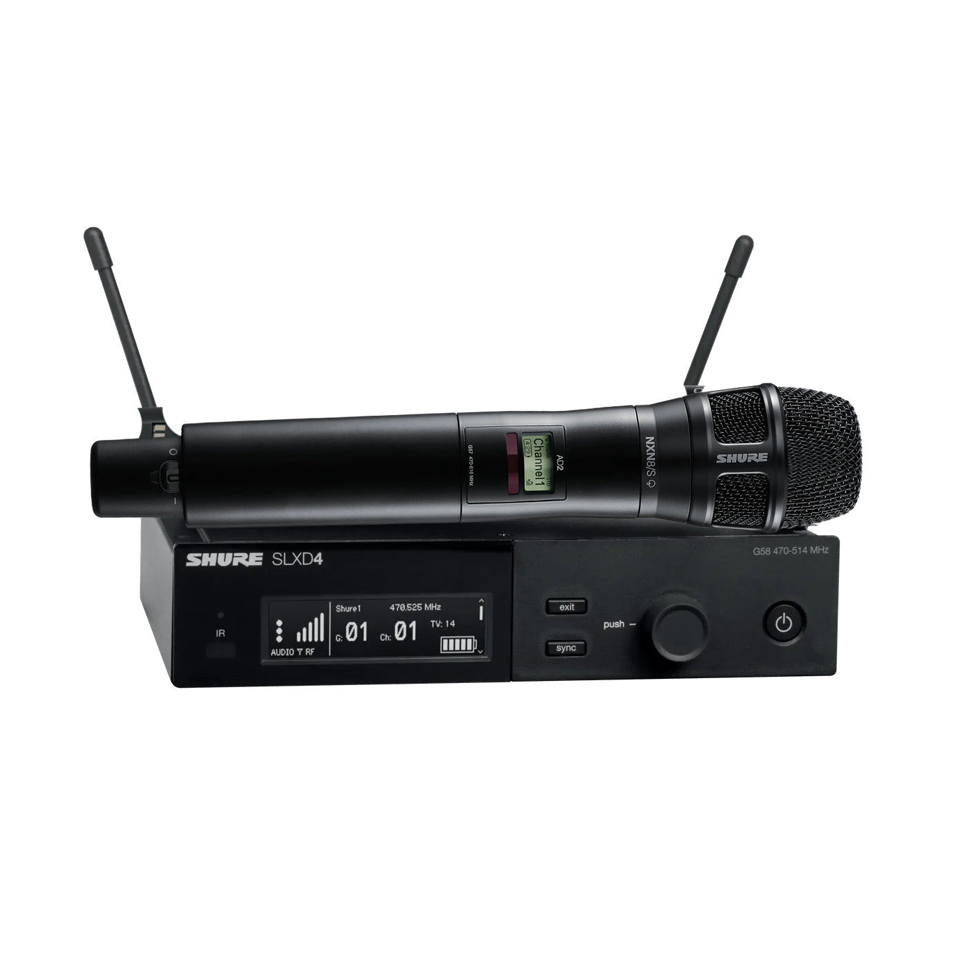 Shure SLX-D Wireless System with Nexadyne 8/S Handheld Transmitter