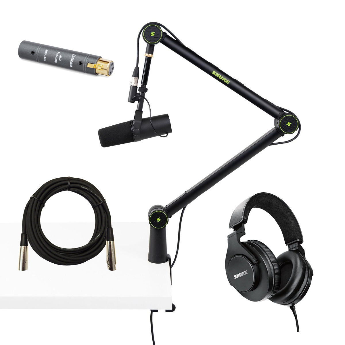 Shure SM7B Dynamic Vocal Microphone PODCAST PAK – Kraft Music Shure SM7B Dynamic Vocal Microphone PODCAST PAK – Kraft Music