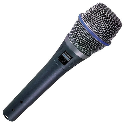 shure beta 87a condenser vocal microphone