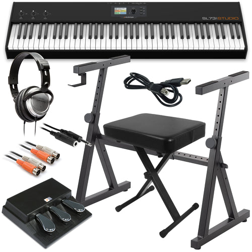 Studiologic SL73 Studio Keyboard Controller KEY ESSENTIALS BUNDLE