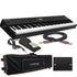 Collage showing components in Studiologic SL88 GT Mk2 MIDI Keyboard Controller STAGE RIG