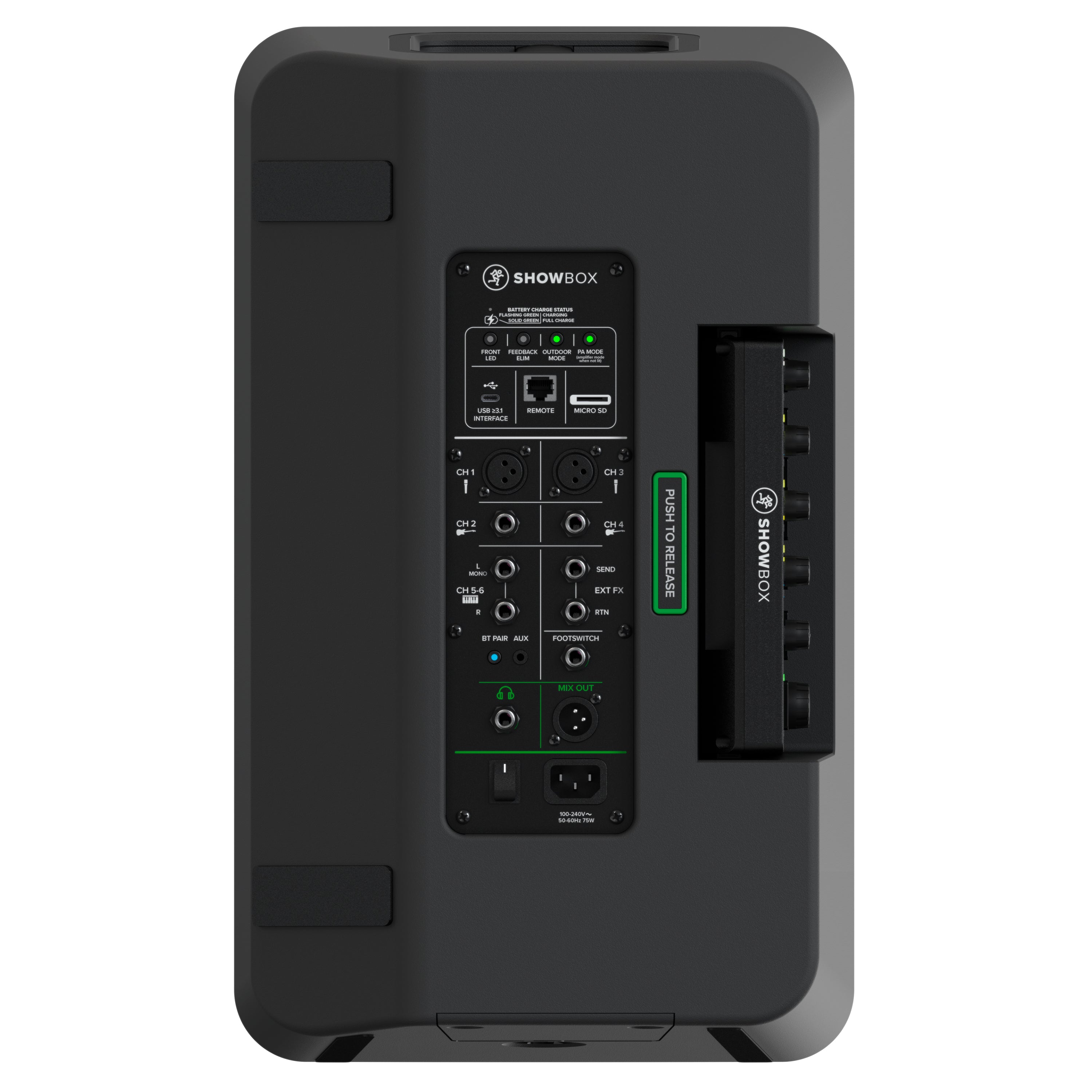 Mackie Showbox - Battery Powered PA With Breakaway Mixer STAGE KIT