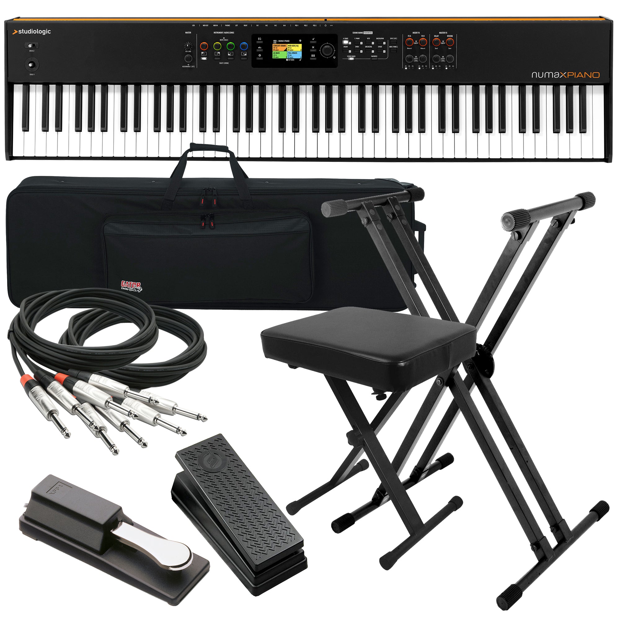 Studiologic Numa X Piano 88 Stage Piano STAGE ESSENTIALS BUNDLE