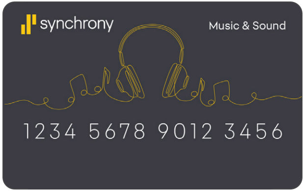 Synchrony Music & Sound Credit Card