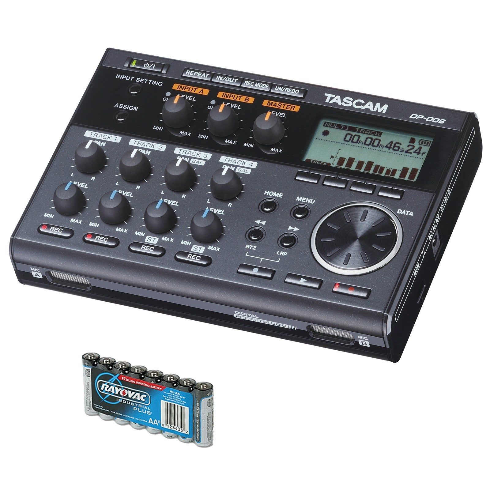 TASCAM DP-006 Pocketstudio Multitrack Recorder BONUS PAK