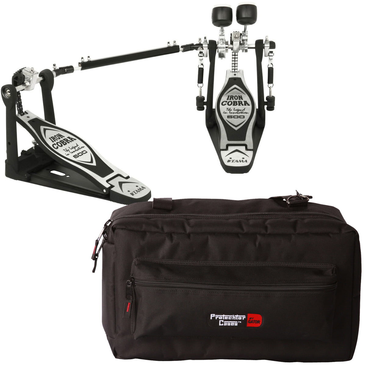 TAMA HP600DTW Iron Cobra Double Bass Drum Pedal CARRY BAG KIT – Kraft Music