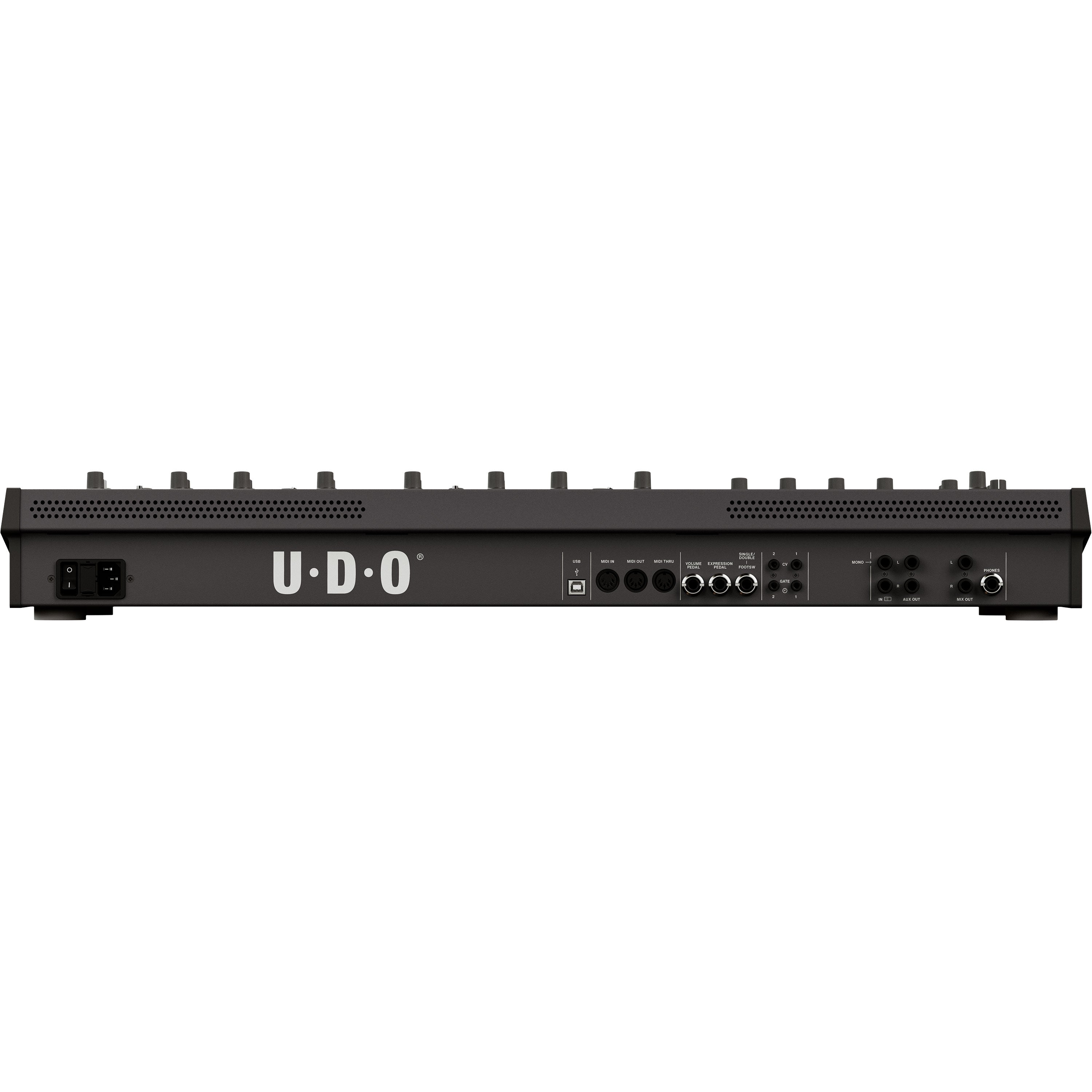 UDO Audio DMNO 8-Voice Polyphonic Keyboard Synthesizer - Black View 2