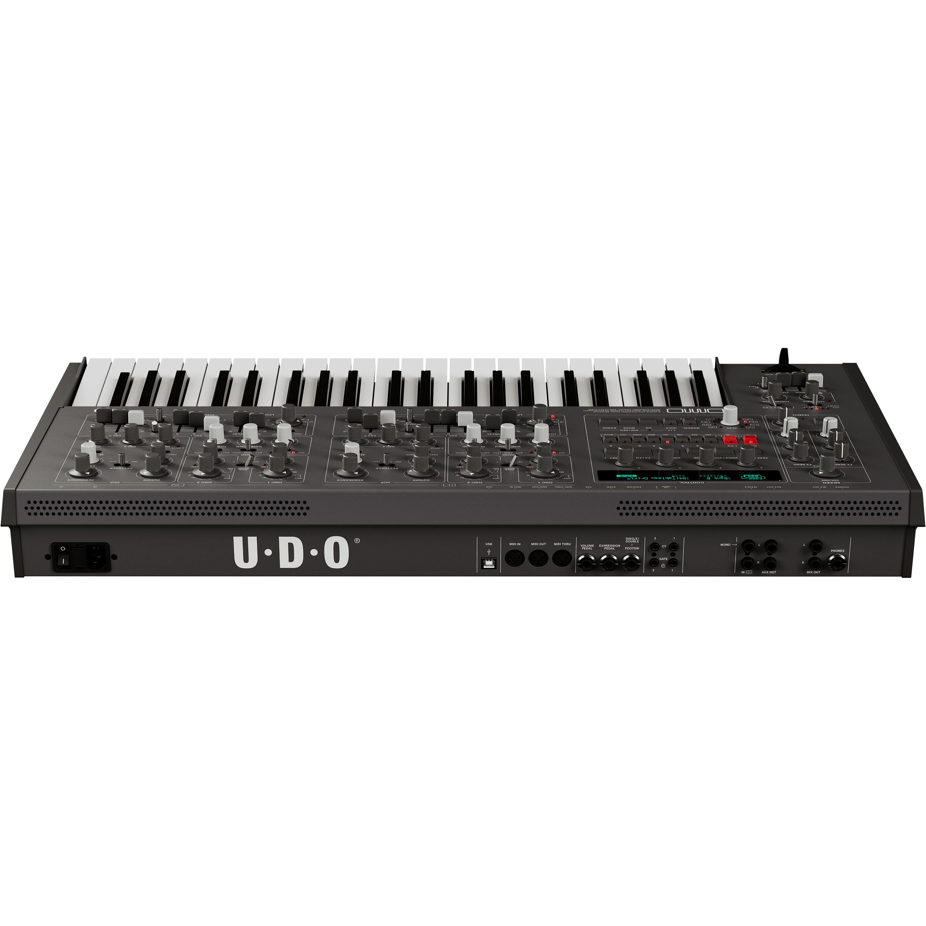 UDO Audio DMNO 8-Voice Polyphonic Keyboard Synthesizer - Black View 5