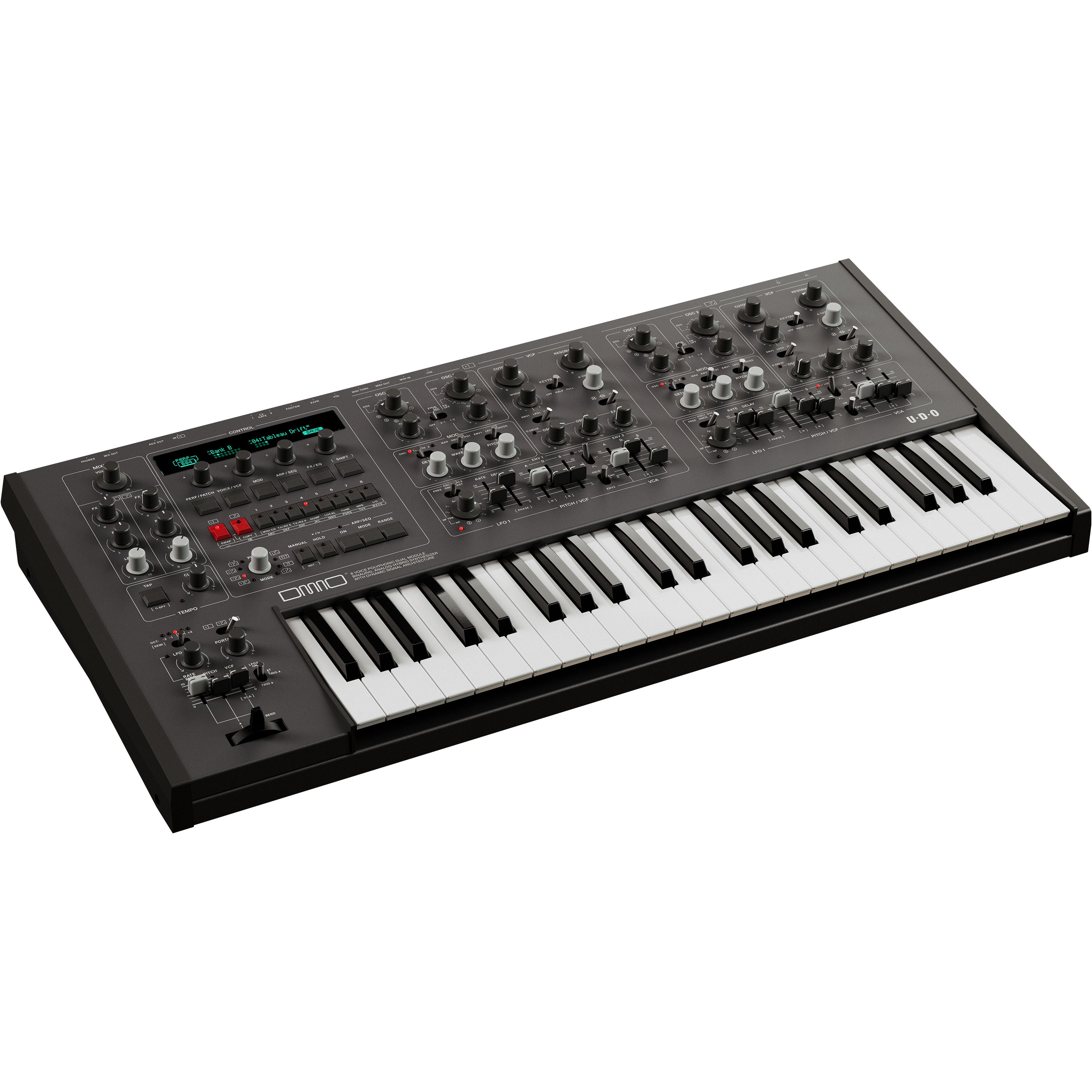 UDO Audio DMNO 8-Voice Polyphonic Keyboard Synthesizer - Black