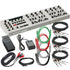 Collage showing components in UDO Audio DMNO ON Desktop Synthesizer with ONM-1 Synth Control Module CABLE KIT