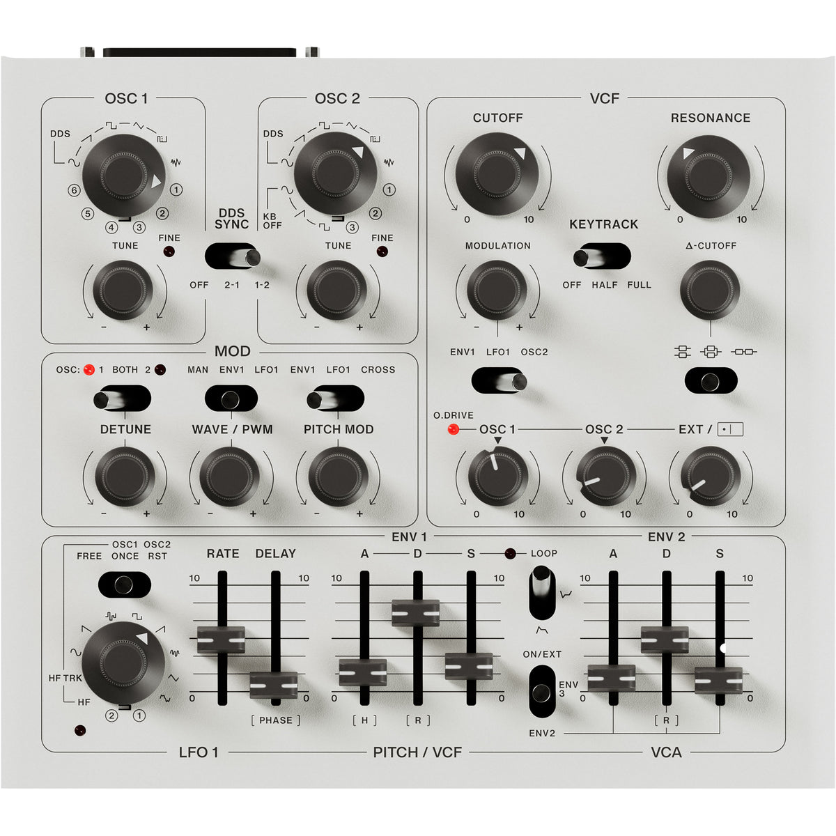 UDO Audio ONM-1 Synth Control Expansion Module for DMNO ON - White