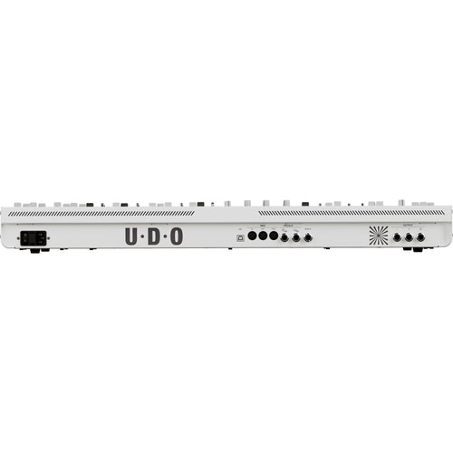 UDO Audio Super 6 ST49 12-Voice Keyboard Synthesizer - White View 2