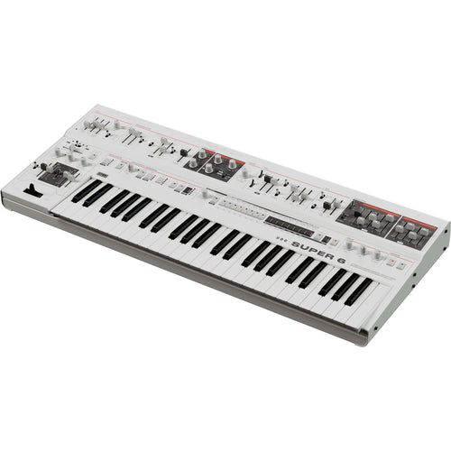 UDO Audio Super 6 ST49 12-Voice Keyboard Synthesizer - White View 5