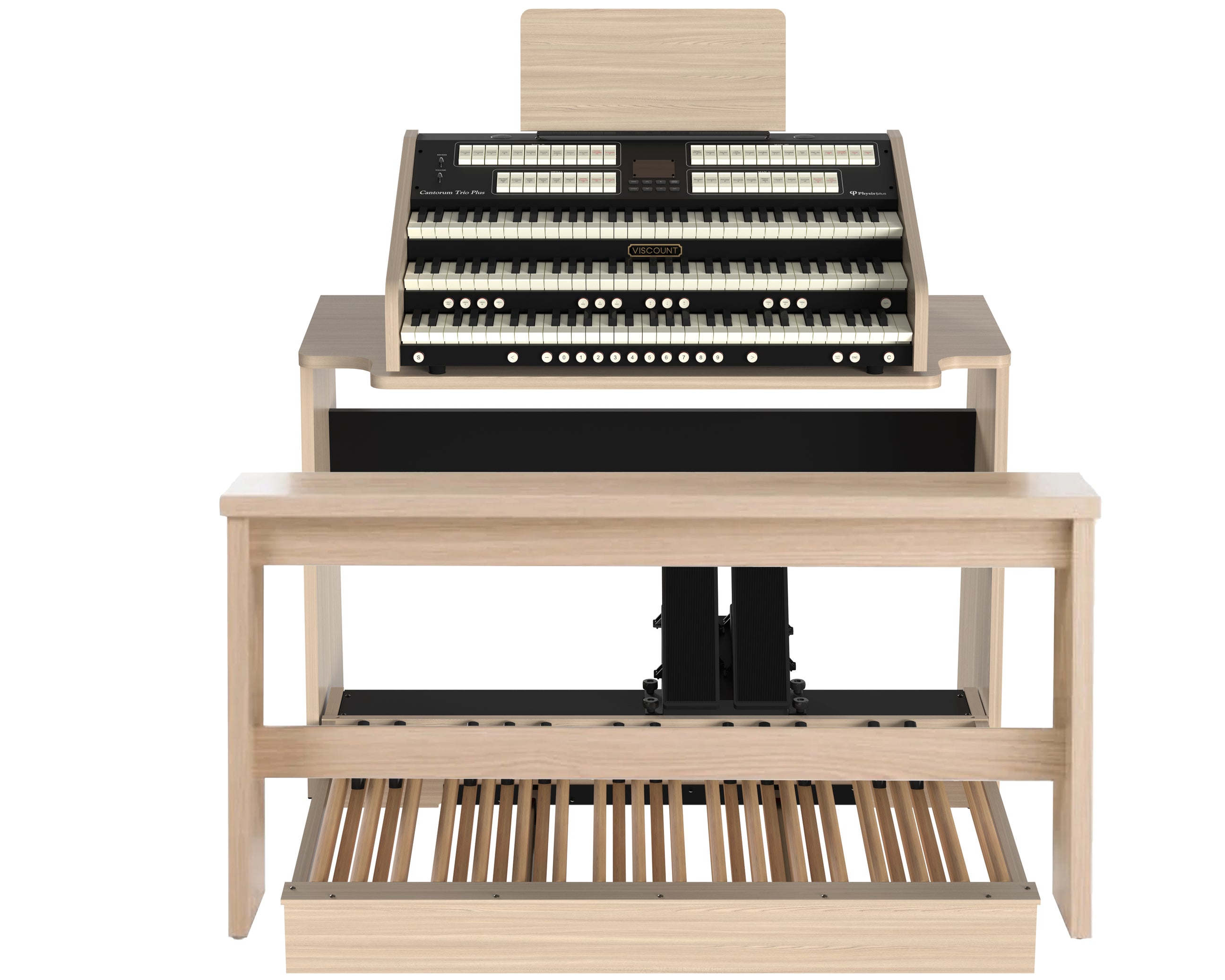 Viscount Cantorum Trio Plus 3 Manual Portable Organ WITH STAND, PEDALS