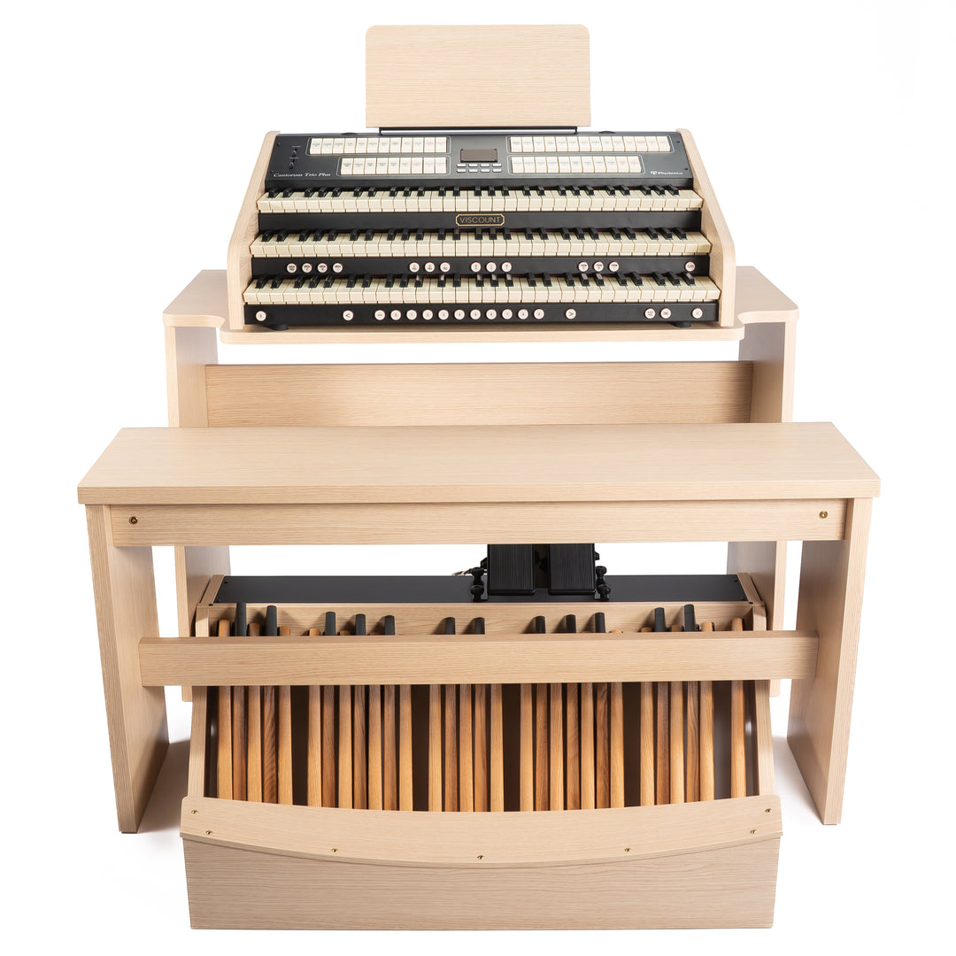Viscount Cantorum Trio Plus Three Manual Portable Organ W/ STAND, PEDA ...