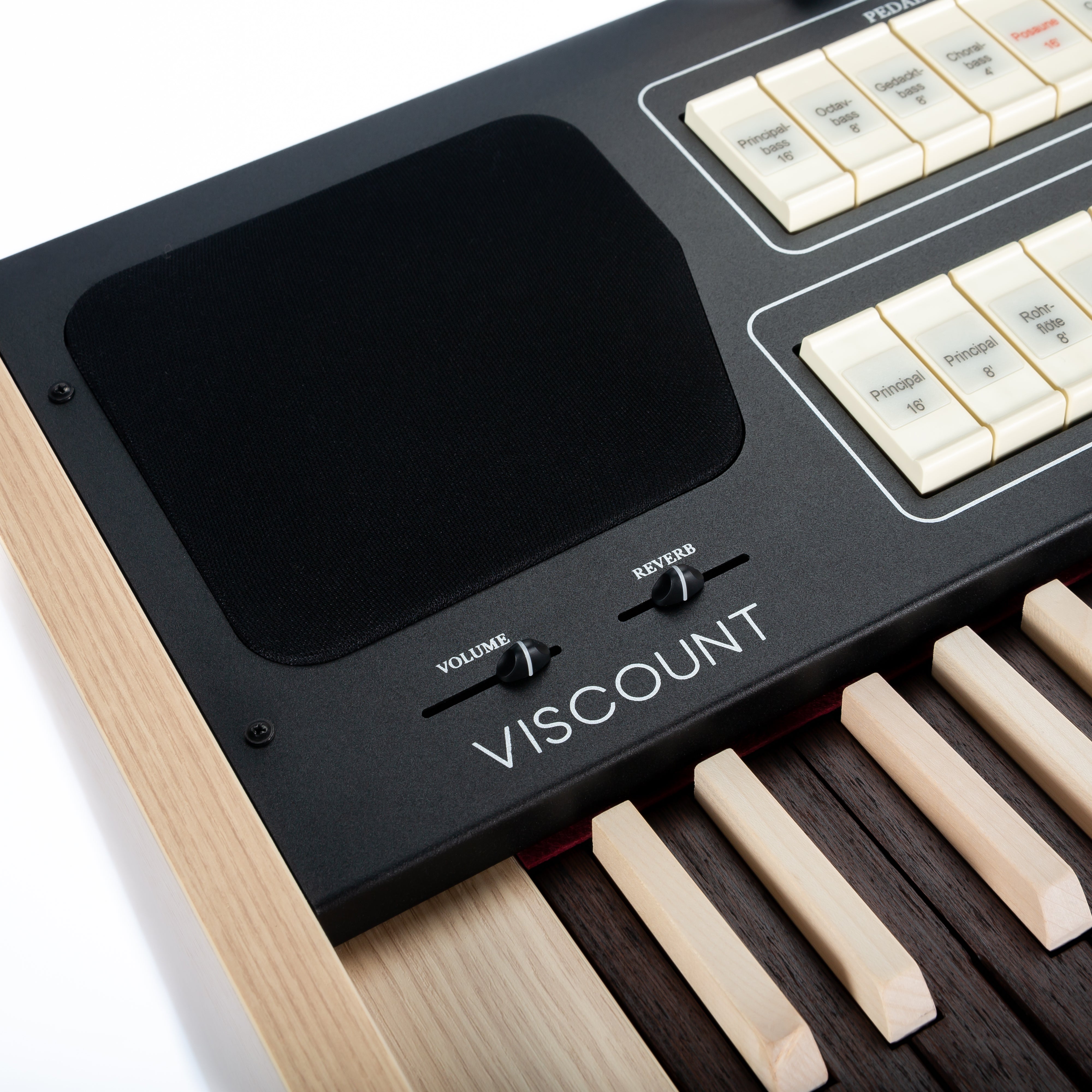 Viscount Cantorum Uno Plus Single Manual Portable Organ with Wood Keys - View 7