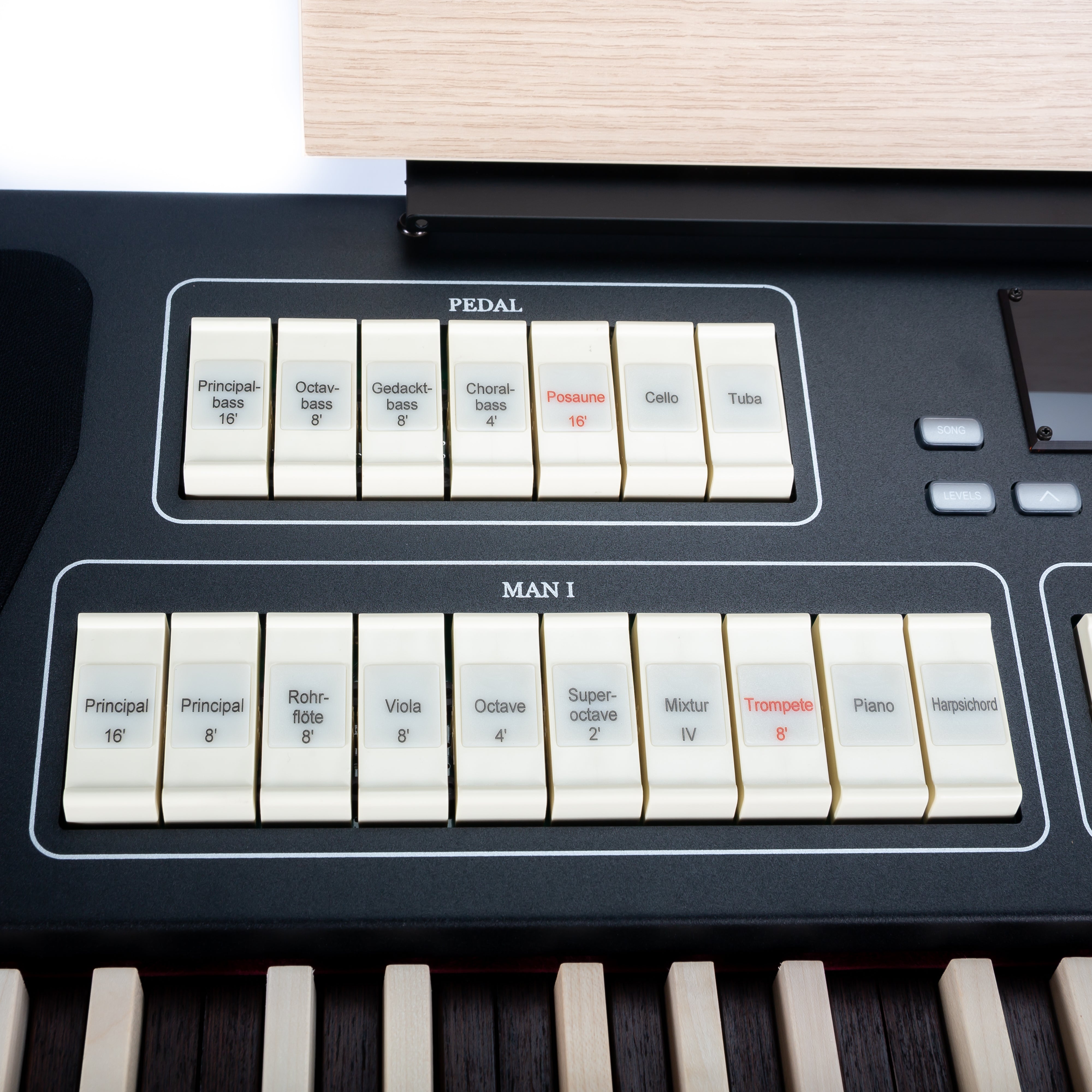 Viscount Cantorum Uno Plus Single Manual Portable Organ with Wood Keys - View 8