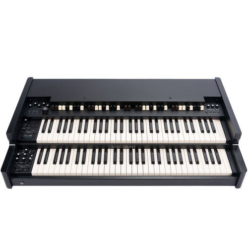 Viscount Legend 261 Dual-Manual Organ - Black slanted view